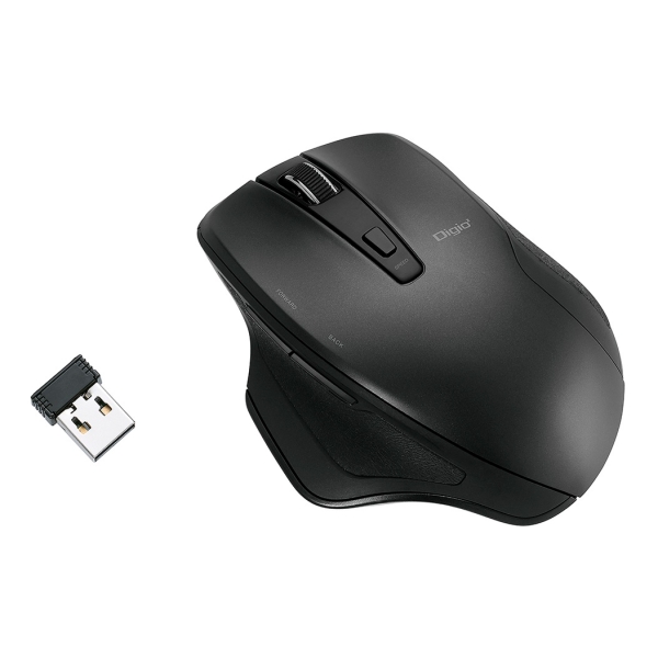 Mouse Nakabayashi Digio2 MUS-RKF155BK Black Mouse