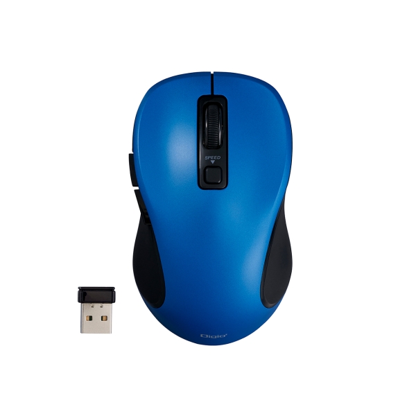 Nakabayashi Digio2 MUS-RKF214BL Blue Mouse