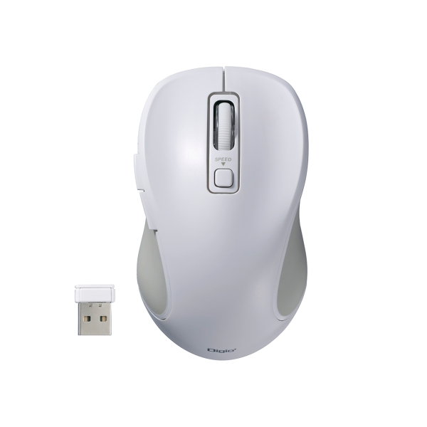 Nakabayashi Digio2 MUS-RKF214W White Mouse