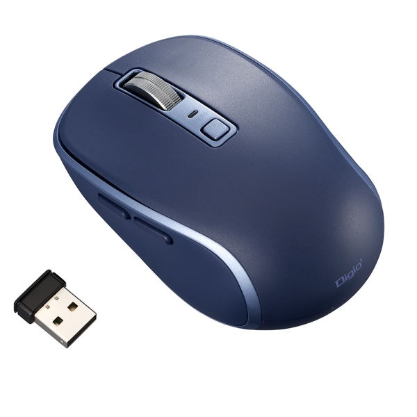 Nakabayashi Digio2 MUS-RKF216NB Navy Mouse