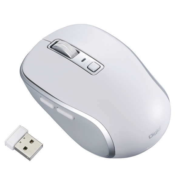 Nakabayashi Digio2 MUS-RKF216W White Mouse