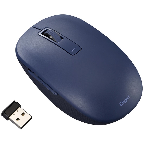 Nakabayashi Digio2 MUS-RKF218NB Navy Mouse