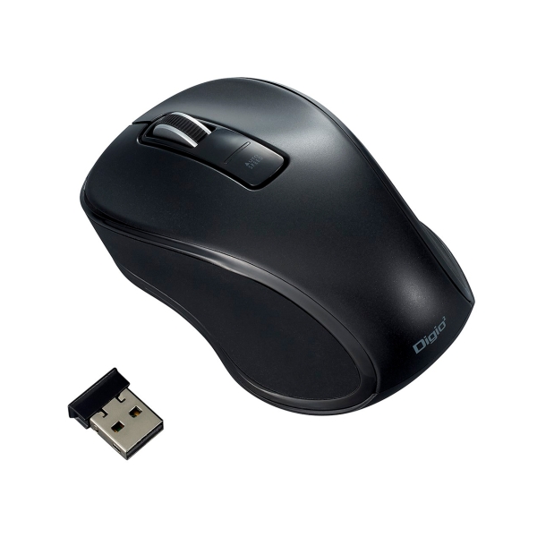 Mouse Nakabayashi Digio2 MUS-RKT172BK Black Mouse