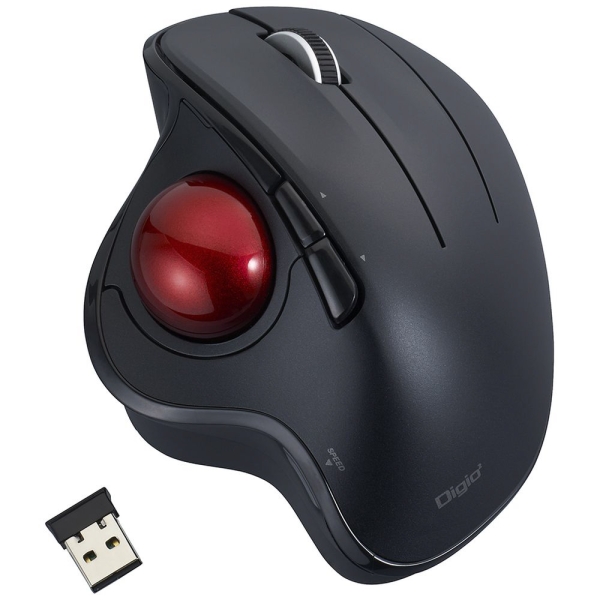 Mouse Nakabayashi Digio2 MUS-TRIF180BK Black Mouse