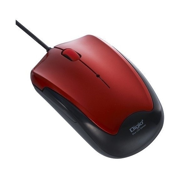 Mouse Nakabayashi Digio2 MUS-UKT124R red Mouse