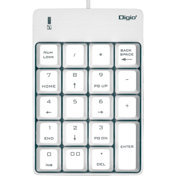 Number Pad NAKABAYASHI Digio2 TNK-SU226W white Number Pad