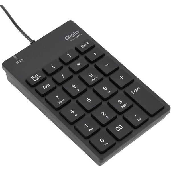 Number Pad Nakabayashi Nakabayashi Digio2 TNK-SU228BK Black Number Pad