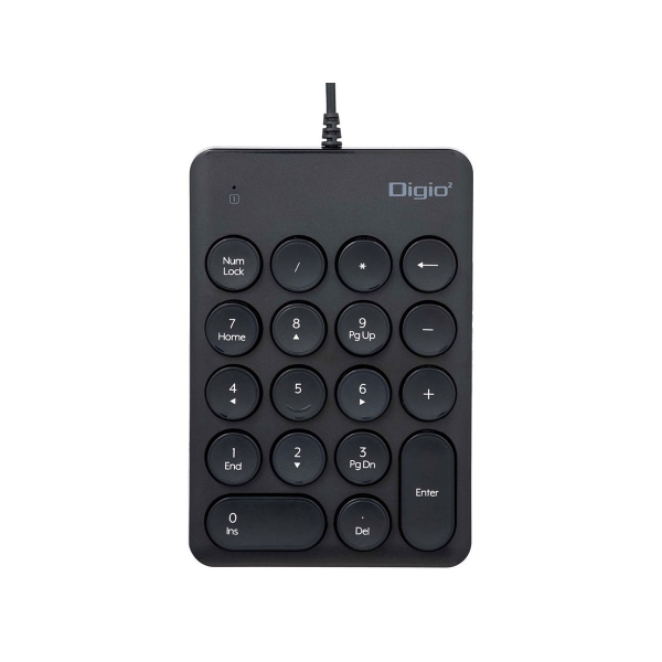 Number Pad NAKABAYASHI NAKABAYASHI Digio2 TNK-SU230BK black Number Pad