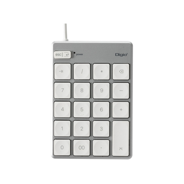 Number Pad NAKABAYASHI Digio2 TNK-SU233SLW silver-white Number Pad