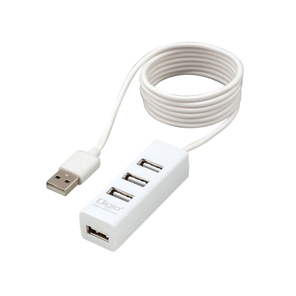 NAKABAYASHI Digio2 UH-2614W white USB Hub