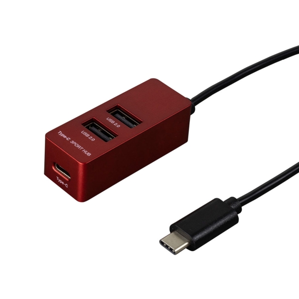 USB Hub Nakabayashi Digio2 UH-C2453R Red USB Hub