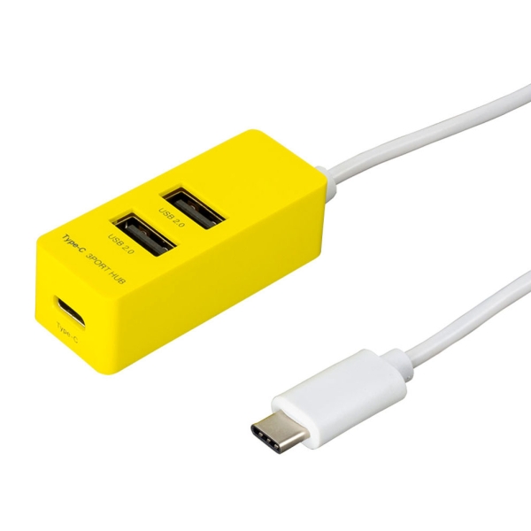 USB Hub Nakabayashi Digio2 UH-C2453Y yellow USB Hub