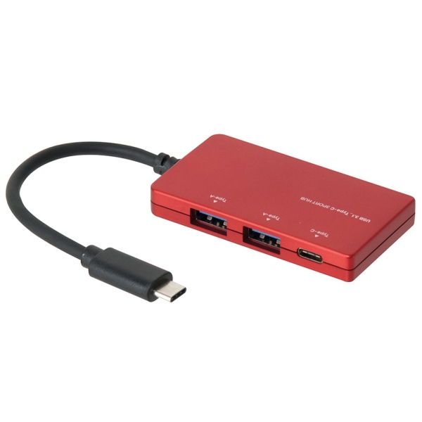 USB Hub Nakabayashi Digio2 UH-C3103R Red USB Hub