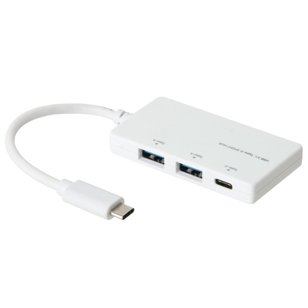 USB Hub Nakabayashi Digio2 UH-C3103W White USB Hub