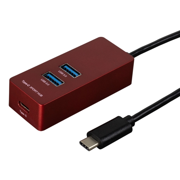 USB Hub Nakabayashi Digio2 UH-C3143R Red USB Hub