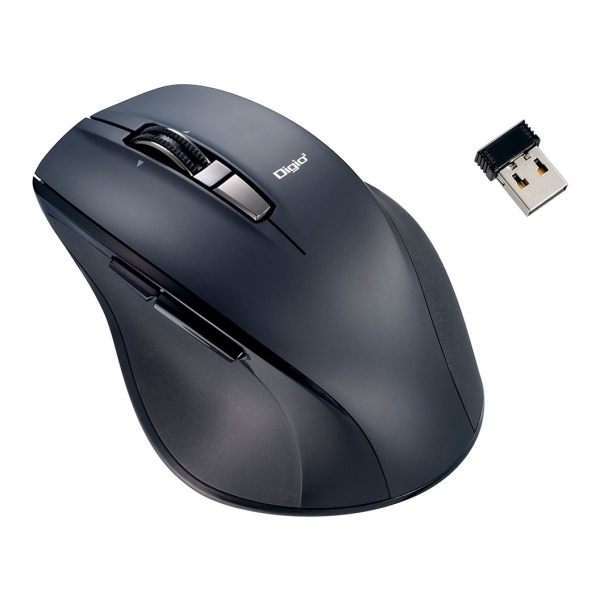 Nakabayashi Digio2 Ultra-fast series MUS-RKF164NBK N Black Mouse