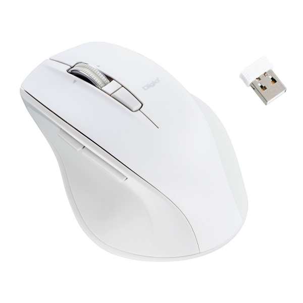 Nakabayashi Digio2 Ultra-fast series MUS-RKF164NW N White Mouse