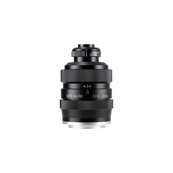 Camera Lens Nakaichi Optical FREEWALKER 20mm F2.0 SUPER MACRO 4-4.5:1 for Canon M Lense