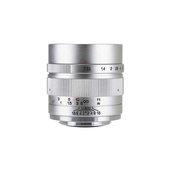 Camera Lens Nakaichi Optical SPEEDMASTER 35mm F0.95 II Silver for Canon M Lense