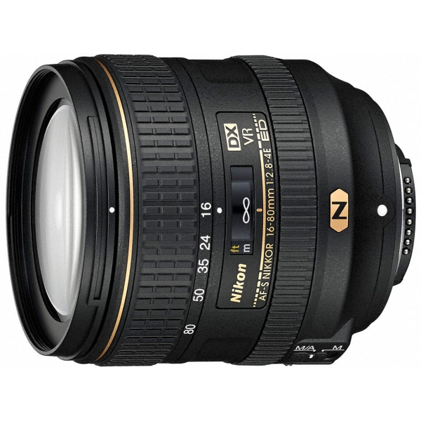 Camera Lens NIKON AF-S DX NIKKOR 16-80mm f/2.8-4E ED VR Lense