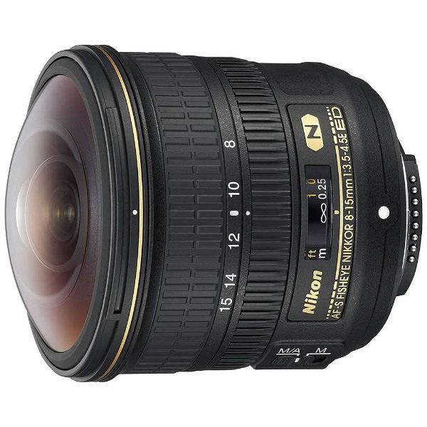 Camera Lens NIKON AF-S Fisheye NIKKOR 8-15mm f/3.5-4.5E ED Lense