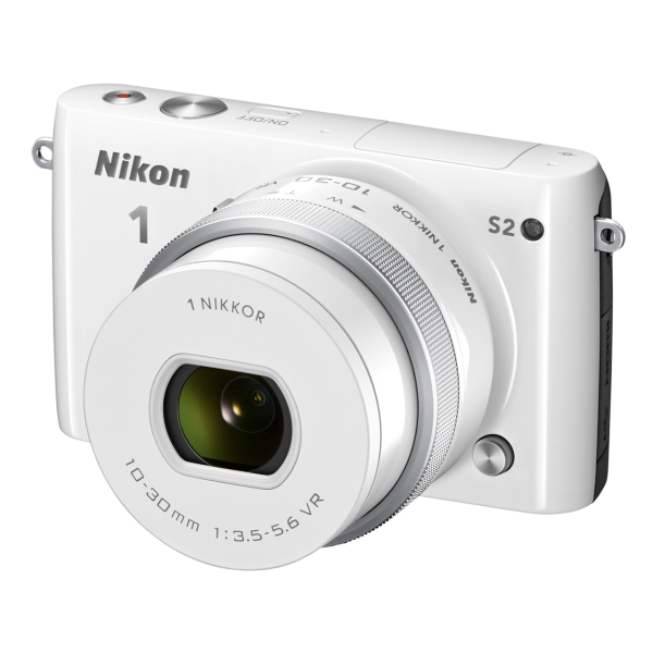 Mirrorless Camera Nikon Nikon 1 S2 standard power zoom lens kit white Mirrorless Camera