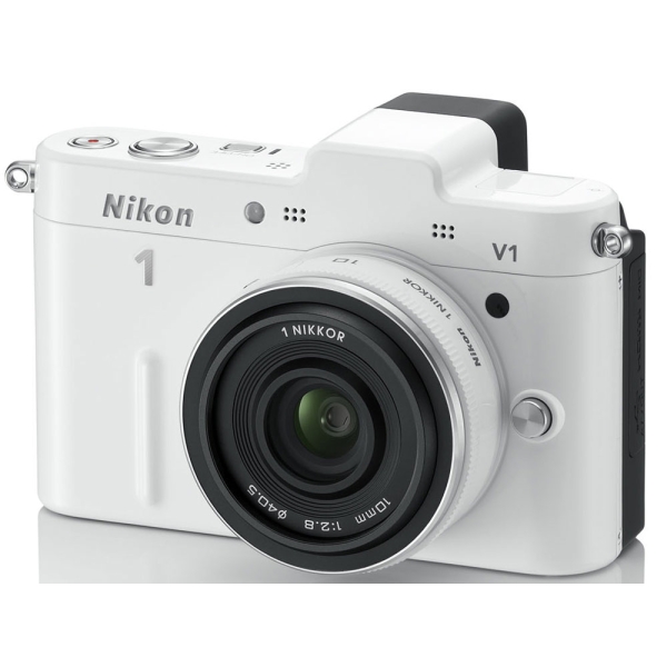 Mirrorless Camera Nikon Nikon 1 V1 thin lens kit white Mirrorless Camera