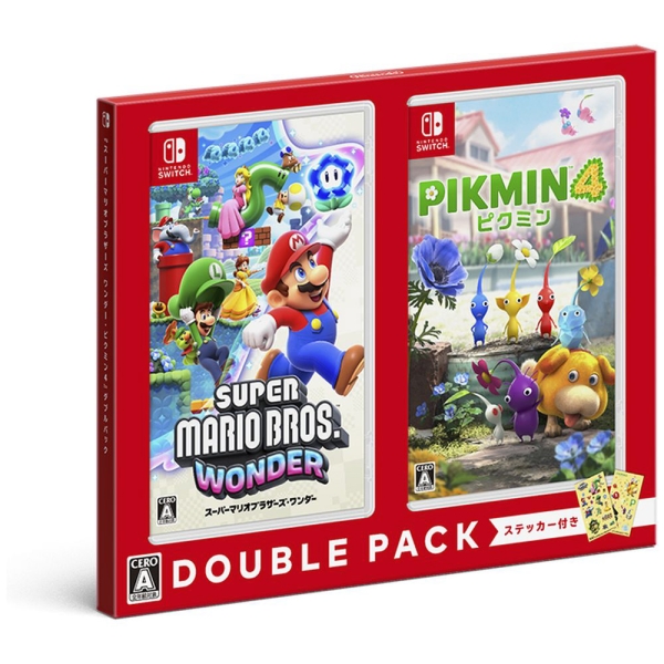 Nintendo "Super Mario Bros. Wonder Pikmin 4" Double Pack Switch