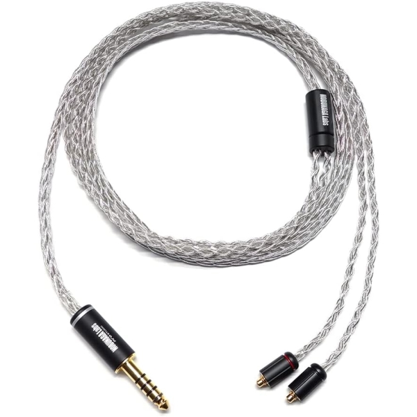 Earphone Cables NOBUNAGA Labs moon NLV-GYT 4.4mm balance (5 poles) ⇔ MMCX 1.2m Earphone Cable