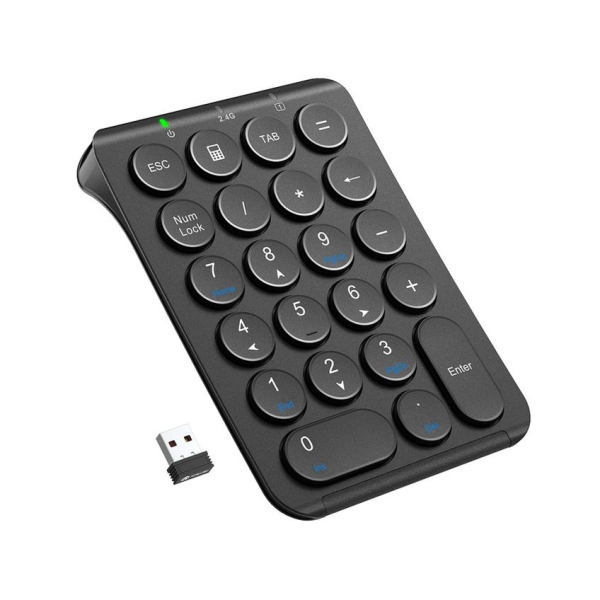 Number Pad Thousand Shores iClever IC-KP09 Black Computers Accessorys