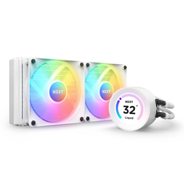 NZXT Kraken Elite 240 RGB RL-KR24E-W1 White CPU Fan