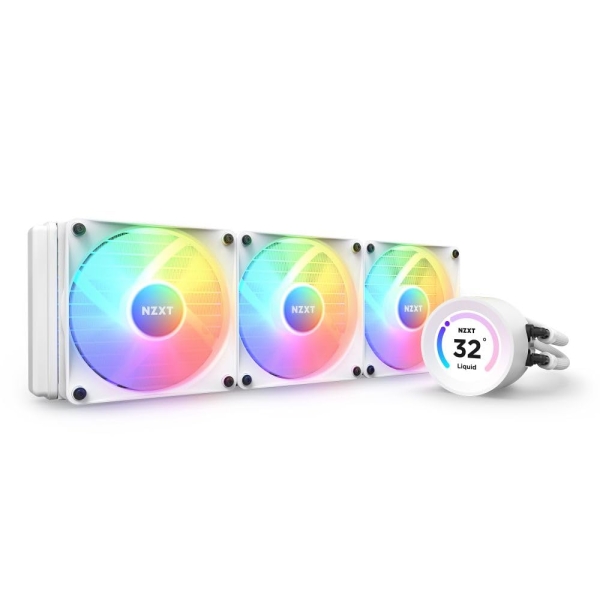 NZXT Kraken Elite 360 RGB RL-KR36E-W1 White CPU Fan