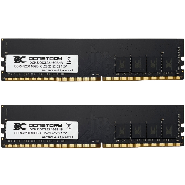 OCMEMORY 2x OCM3200CL22D-32GBNB DDR4 PC4-25600 16GB Memory