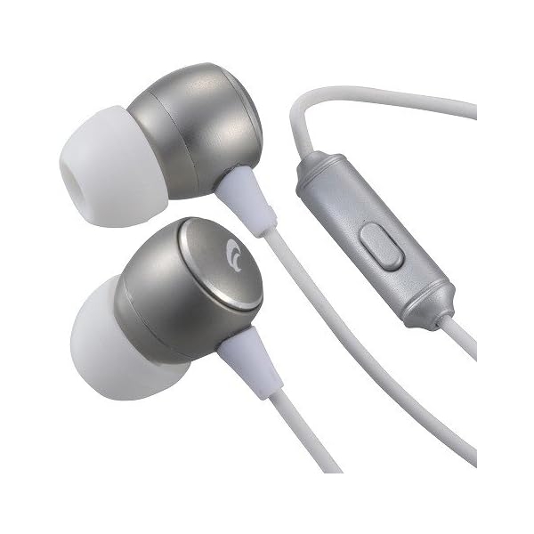 OHM ELECTRIC AudioComm HP-B162N-S silver Earphone Headphone Image 2