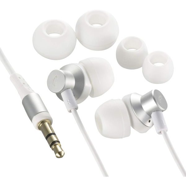 OHM ELECTRIC AudioComm HP-B170N-S silver Earphone Headphone