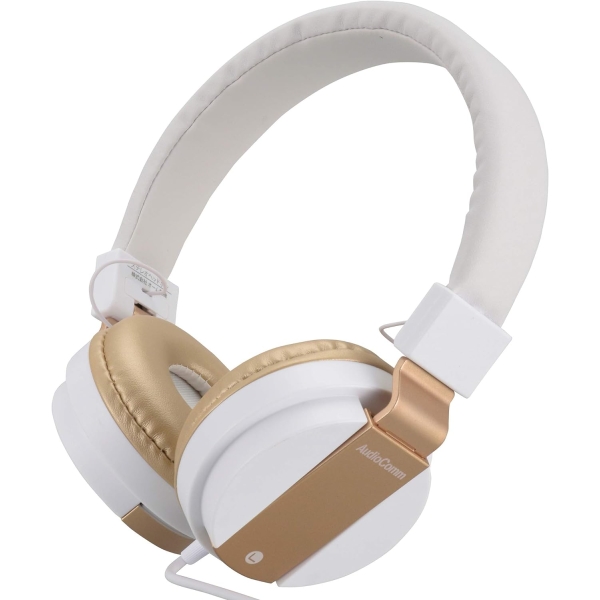 OHM ELECTRIC AudioComm HP-H100Z-N gold Earphone Headphone