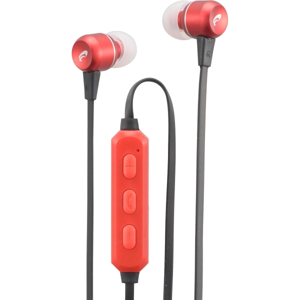 OHM ELECTRIC AudioComm HP-W173N-R red Earphone Headphone