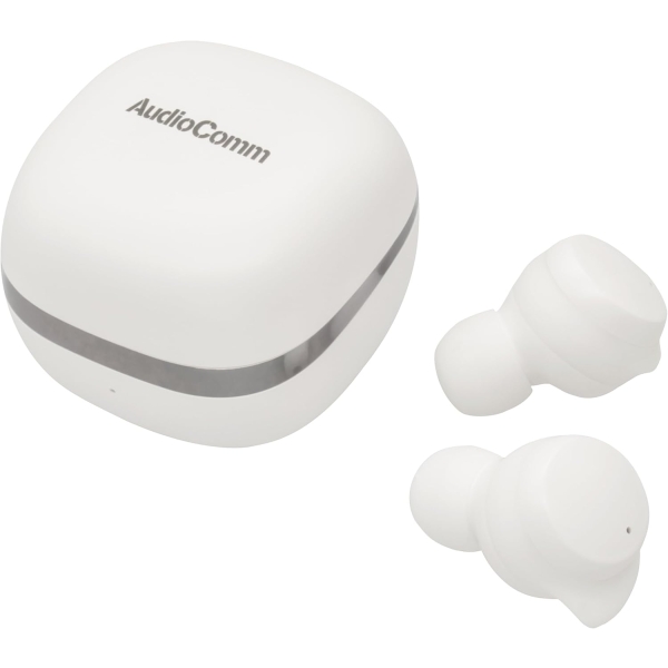 OHM ELECTRIC AudioComm HP-W430N-W white Earphone Headphone