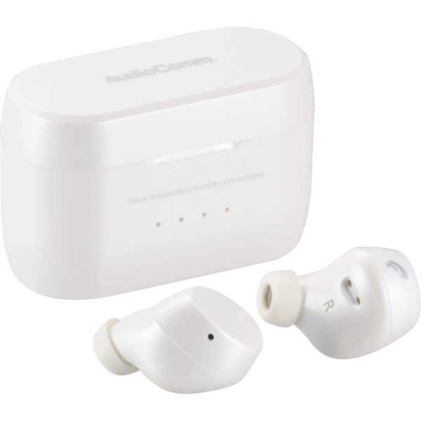 OHM ELECTRIC AudioComm HP-W700N-W white Earphone Headphone