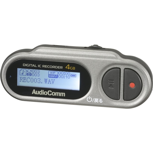 Voice Recorder OHM ELECTRIC AudioComm ICR-U115N Voice Recorder