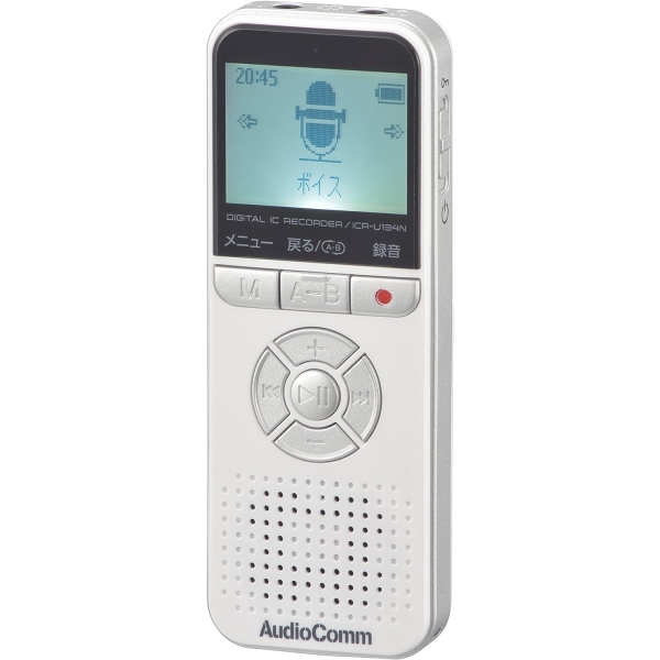 Voice Recorder OHM ELECTRIC AudioComm ICR-U134N white Voice Recorder