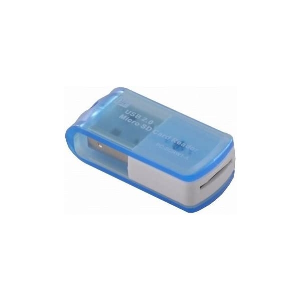 Ohm Electric PC-SCRW1-A USB 8in1 Blue Card Reader - image 2