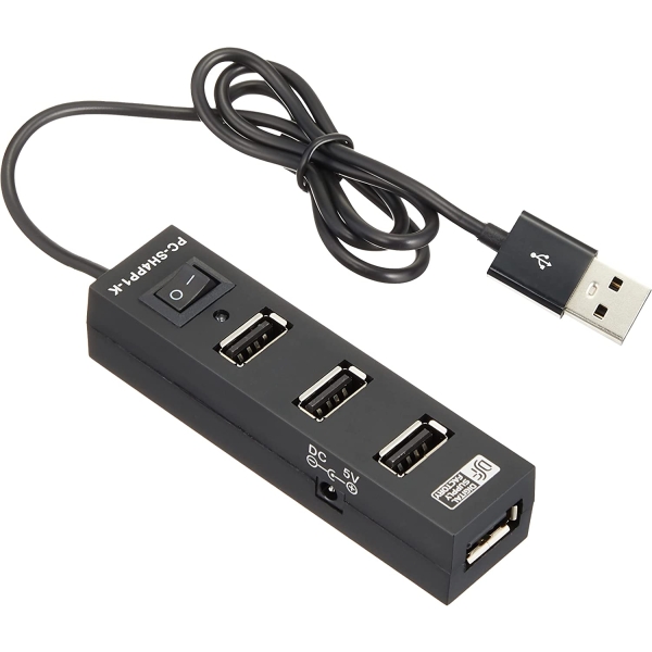 USB Hub Ohm Electric PC-SH4PP1-K black USB Hub