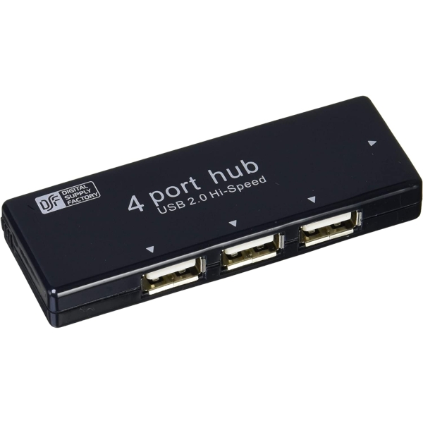 USB Hub Ohm Electric PC-SH4PS1-K Black USB Hub