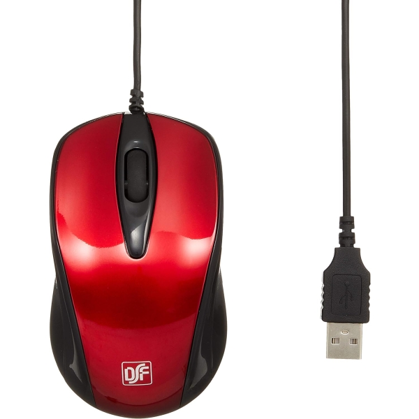 OHM ELECTRIC PC-SMO1M-R red Mouse