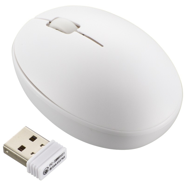 Mouse Ohm Electric PC-SMW01BS3SR-W white Mouse