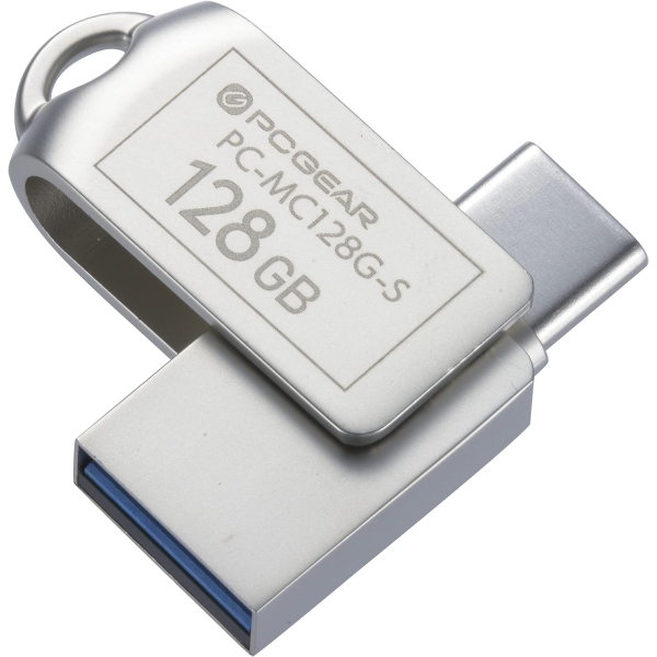 OHM ELECTRIC PCGEAR PC-MC128G-S 128GB USB Flash Drive