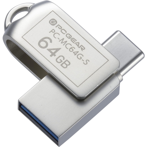 OHM ELECTRIC PCGEAR PC-MC64G-S 64GB USB Flash Drive