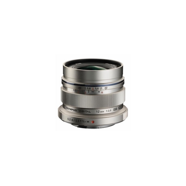 Camera Lens Olympus M.ZUIKO DIGITAL ED 12mm F2.0 Silver Lense