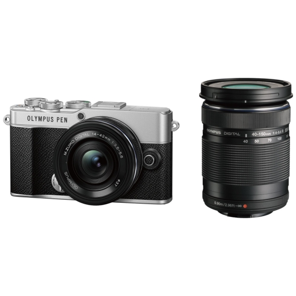 Mirrorless Camera Olympus OLYMPUS PEN E-P7 EZ double zoom kit silver Mirrorless Camera